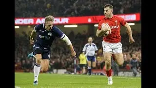 Gareth Davies scores stunning 55m intercept try! | NatWest  6 Nations