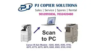 CANON ADV MODELS SCAN SETUP FULL VIDEO.#hyderabad #officeequipment #xerox #canonimagerunner.