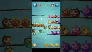 🏅BIRD SORT PUZZLE 🐦 LVL 34 🦉Gameplay Walkthrough🎮 #shorts #birdsort #birdsortpuzzle #walkthrough