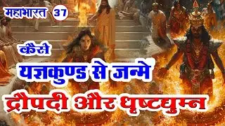 याज्ञसेनी द्रोपदी एवं धृष्टद्युम्न का जन्म ( क्या द्रोपदी एक रोबोट थी )