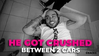 He got Crushed Between 2 Cars!