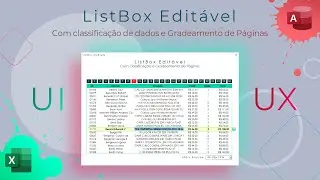 [ListBox UI & UX Editável] Excel VBA