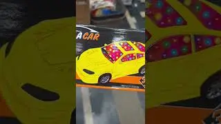 Different types of Multi Colour 3D model rc cars toys collection