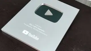 SSJ Let's Impress Silver Play Button Award 😍😍 #YoutubeCreatorsAward