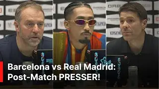 WATCH FULL: Barcelona and Real Madrid Speak to Media After Spanish Super Cup Final | AD1Z