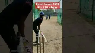 Ayush badoni  TATA IPL( LSG )player net practice #ipl2023 #viral #shots #iplshortsvideo