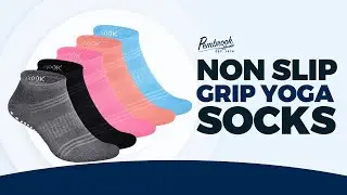 Grip Yoga Socks | Non Slip Socks for Women and Men | Non Skid Hospital, Barre, Pilates | Pembrook