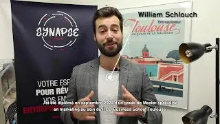 GROUPE IGS | Toulouse - Synapse : interview de William Schlouch, entrepreneur / Alumni du Groupe IGS