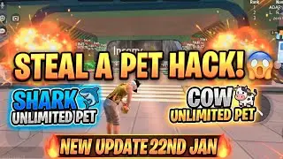 Stea A Pet 🤯 Update Shark  and Cow unlimited Hack 💯 Working | Roblox new pet #freefire #viralvideo 