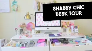 Shabby Chic Desk Tour