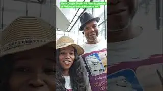 Black Couple Tours 3rd Floor Expansion at African American Museum. #travel #couple #africanamerican