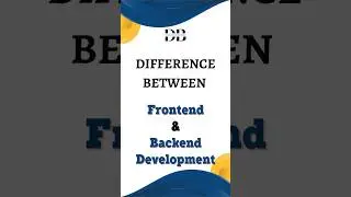 Frontend vs Backend Development 🔥 | Key Differences in 60 Seconds!