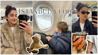 VLOG | İSTANBUL , sushi deniyorum , inditex gezisi , d&ouml;vme yaptırdım , yeni piercing , pazara gittik