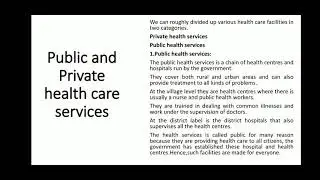 class 7 spl lesson 2 (Role of the government in health)