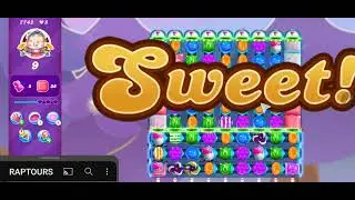 Candy Crush Saga Level 7742 Combolicious! Mastery on the First try!