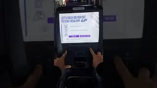 Precor P82 Console touch screen calibration.