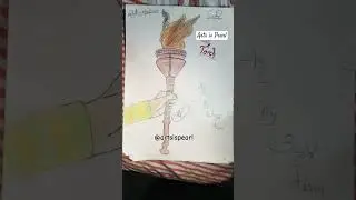 I make Fire torch 🔦 @artsispearl12 #shorts #artist