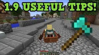 Minecraft 1.9 - 5 USEFUL TIPS for 