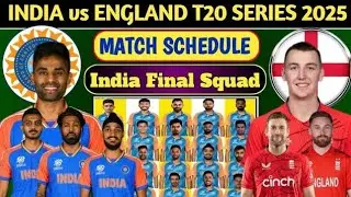 IND vs ENG: Gill, Jaiswal, Pant Rested & Axar Patel Vice-Captain! Team India's T20 squad announced !