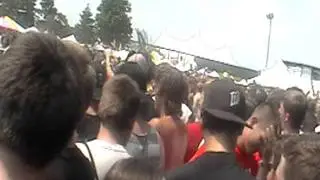 August Burns Red CIRCLE PIT live Vans Warped Tour '11 New York Darien Lake