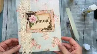 Making the Cover!  Super Simple Junk Journal Making the Cover for a Spiral Bound Junk Journal
