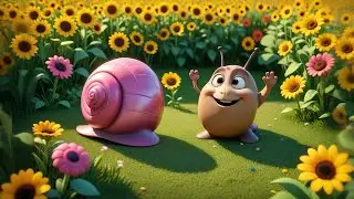 Five Silly Snails Race on the Floor | Fun Kids Song | Nursery Rhymes and Baby Songs