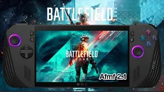 ROG Ally X - Battlefield 2042 - Performance Tested - AFMF 2.1 - 90-100FPS