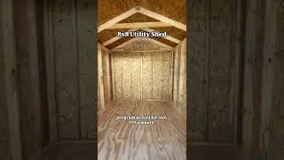 8x8 Utility Shed #homeimprovement #storage #gardening #tools
