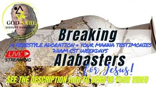 BREAKING ALABASTERS OF GRATITUDES. SHARE MANNA #propheticpraise  #breakingalabasters #god 