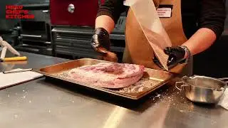 Long-term dry-aged smoked bacon