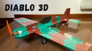 Diablo 3D rc Aerobatic Best Plane Diy Make Flight Test Airplane Depron