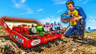 Finding ABANDONED Thomas and Friends Toys in GTA 5!