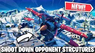 *NEW* Shoot Down Opponent Structures With X-4 Stormwings! Free Rewards (Fortnite Operation Snowdown)
