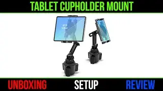 iPad Tablet Cupholder Mount UNBOXING & REVIEW