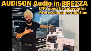 AUDISON HI-END AUDIO INSTALL IN BREZZA CNG✅PROFESSIONAL INSTALLATION✅4 channel amplifier✅DSP TUNNING