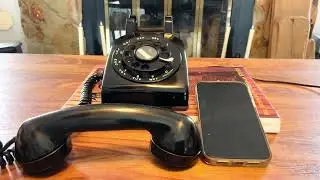 Western Electric Kellogg Rotary Telephone Calling My Cell
