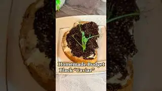 🪄🔥 Pure magic! Tastes just like real black caviar 😍 Budget homemade black caviar 🖤 #recipe
