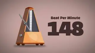 148 BPM Metronome [1Hour]