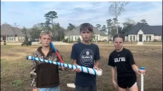 ￼ Golf cart￼￼ gang vs bomber squad. First Wiffle ball video of 2026. ￼