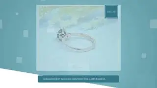 14k Rose Gold Grey Moissanite Engagement Ring, 1.25 CT Round Cut Moissanite Ring, Round Cut Engag...