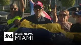 Venezuela supporters join Cuban Americans in Miami show of solidarity