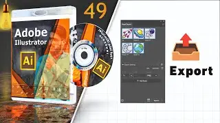شرح كامل للتصدير في Adobe Illustrator | Export وAsset Export للمصممين