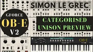 GForce Oberheim OB-E v2 | Categorised Unison Preview