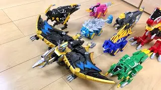 【DX PR Dino Charge #2】敵から味方に⁉︎ プテライデンオーで遊んでみた