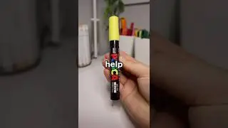 How to use POSCA markers #shorts