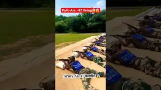Real Army Firing POV 🔥 | AK-47 Live Training 😱 | Soldier Ground Reality 🇮🇳| #armyshorts #indianarmy