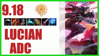 Lucian ADC Ranked Challenger Build 9.18 - KR Challenger