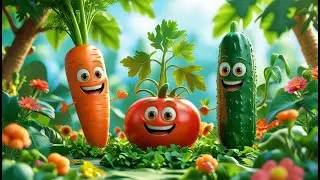 Vegetable Song for Kids &ndash; Learn Veggies with Cute Cartoon Animation
