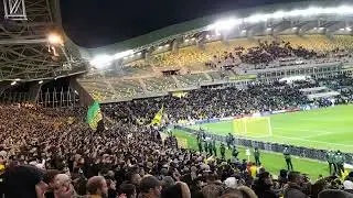 incident dans le parkage des supporter de Bastia supporters venu à la Beaujoire 🏟️⚽😡🤬