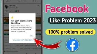 You Can't Use Reactions Right Now Facebook Problem